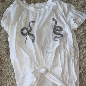 Snake graphic tee
